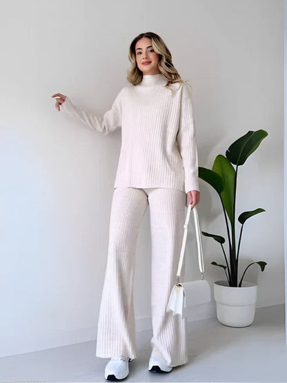 Sage Flow Wide-Leg Co - Ord Set