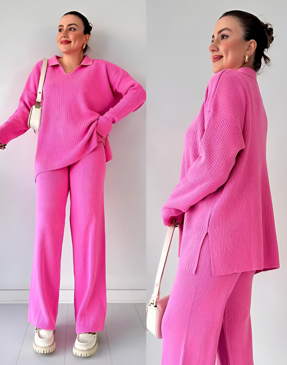 Luxe Comfort Knitted Co - Ord Set